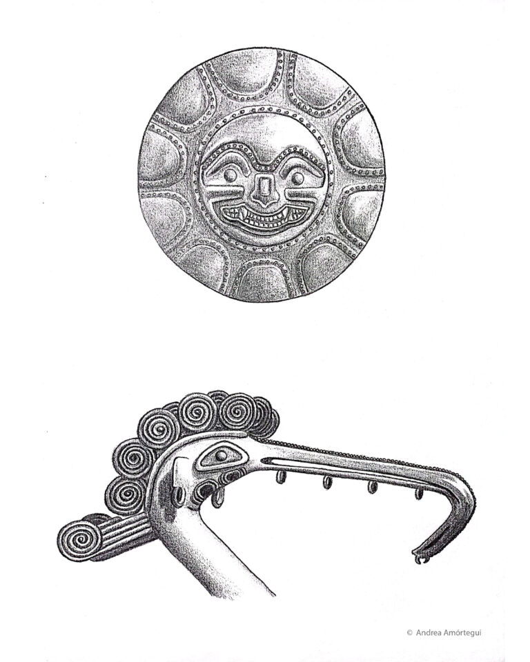 Ilustración Piezas Museo del Oro