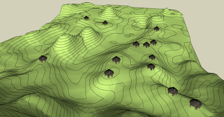 Terreno Curvas Contorno