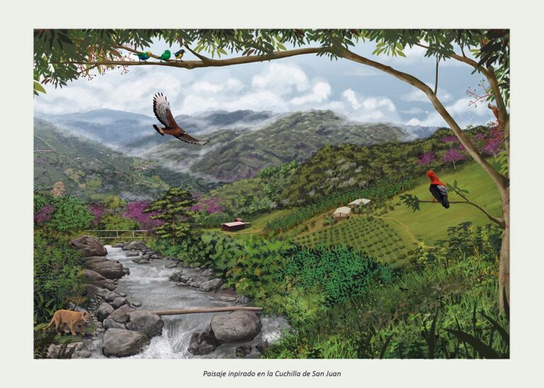 Paisaje inspirado en la cuchilla de San Juan